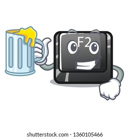 With juice button f2 isolated with the character