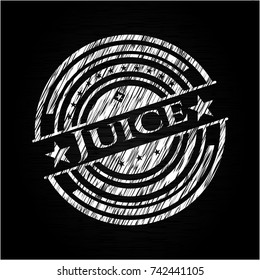 Juice chalk emblem