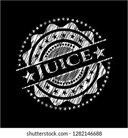 Juice chalkboard emblem