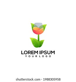 Juice colorful logo illustration Vector