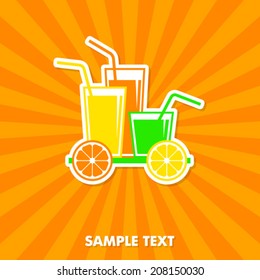 juice concept card
