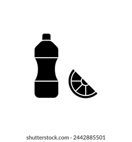 icono de línea de concepto juice. Ilustración de elemento simple. diseño de símbolo de esquema de concepto de jugo.