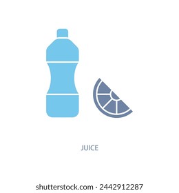 juice concept line icon. Simple element illustration. juice concept outline symbol design.