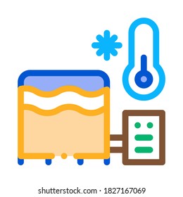 juice cooling icon vector. juice cooling sign. color symbol illustration