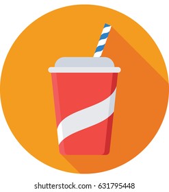 Juice Cup Vector Icon