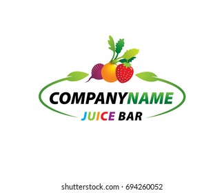JUICE DRINK BEVERAGE BAR LOGO