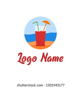 the juice drink logo in red