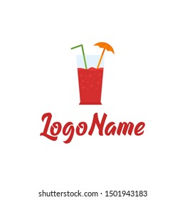 the juice drink logo in red
