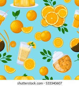 Juice drink pattern vector.