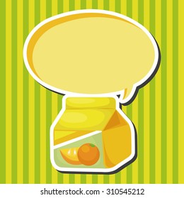juice drink theme elements