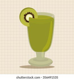 juice drink theme elements