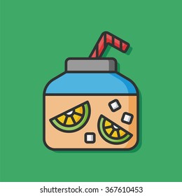 juice drink vector icon