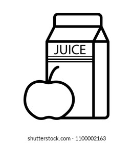 juice flat icon illustration isolated vector sign symbol