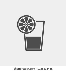 Juice flat vector icon