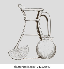 juice fruit design, vector illustration eps10 graphic 