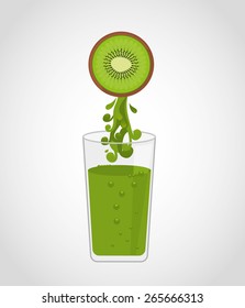 juice fruit design, vector illustration eps10 graphic 