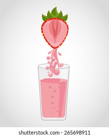 juice fruit design, vector illustration eps10 graphic 