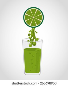 juice fruit design, vector illustration eps10 graphic 