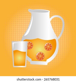 juice fruit design, vector illustration eps10 graphic 