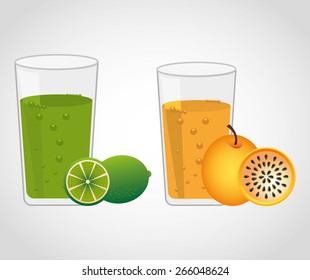 juice fruit design, vector illustration eps10 graphic 