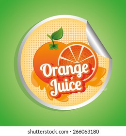 juice fruit design, vector illustration eps10 graphic 
