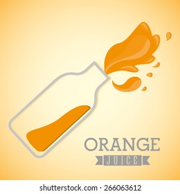 juice fruit design, vector illustration eps10 graphic 