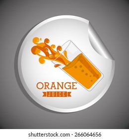 juice fruit design, vector illustration eps10 graphic 