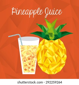 juice fruit design, vector illustration eps10 graphic 