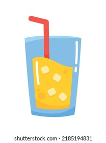 juice fruit drink in glass