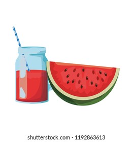 Juice and fruits