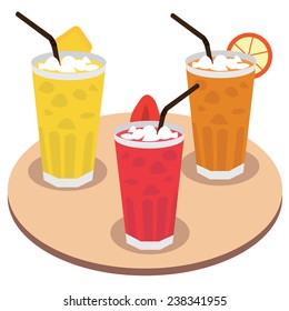 Juice in glass
