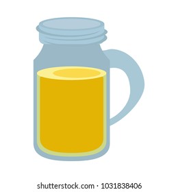 Juice in glass cup