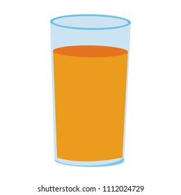 Juice in glass cup