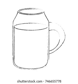 Juice in glass cup