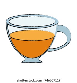 Juice in glass cup