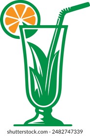 The juice glass design features a sleek and modern aesthetic, crafted to enhance the enjoyment of refreshing beverages. Its slender, cylindrical shape tapers gently towards the base, ensuring a comfor