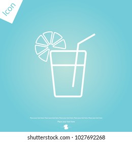 Juice glass icon