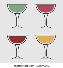 juice glass icon