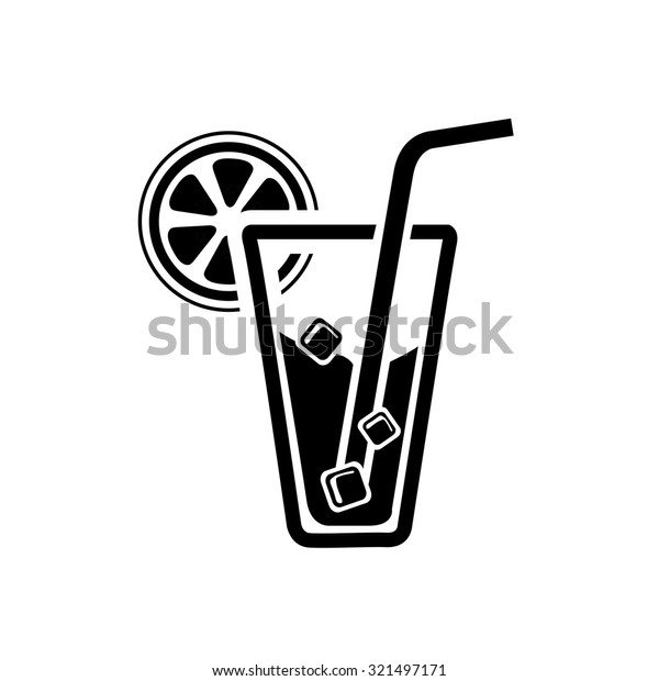 Juice Glass Icon Stock Vector (Royalty Free) 321497171