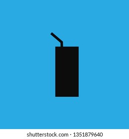 juice glass icon vector