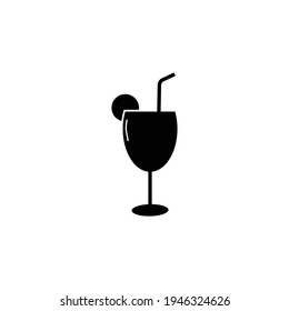 juice glass icon vector illustration isolated