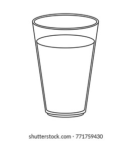 Juice glass isolated