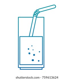 juice glass with straw