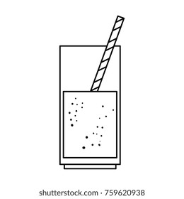 juice glass with straw