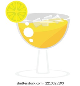 juice in glass vector illustration design
