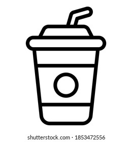 juice glass vector outline icon. Hindu festival, Hindu celebration icon,