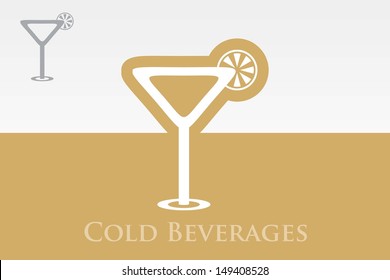 Juice Glass (Wine Glass). Eps-10