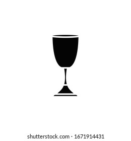 Juice glyph icon vector - fruit juice in glass