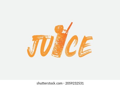 Diseño de camisetas de gráficos de jugo para la impresión moderna, souvenirs y otros usos, ilustración vectorial.