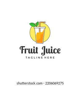 Juice healthy fresh Logo Template Design Creative idea 